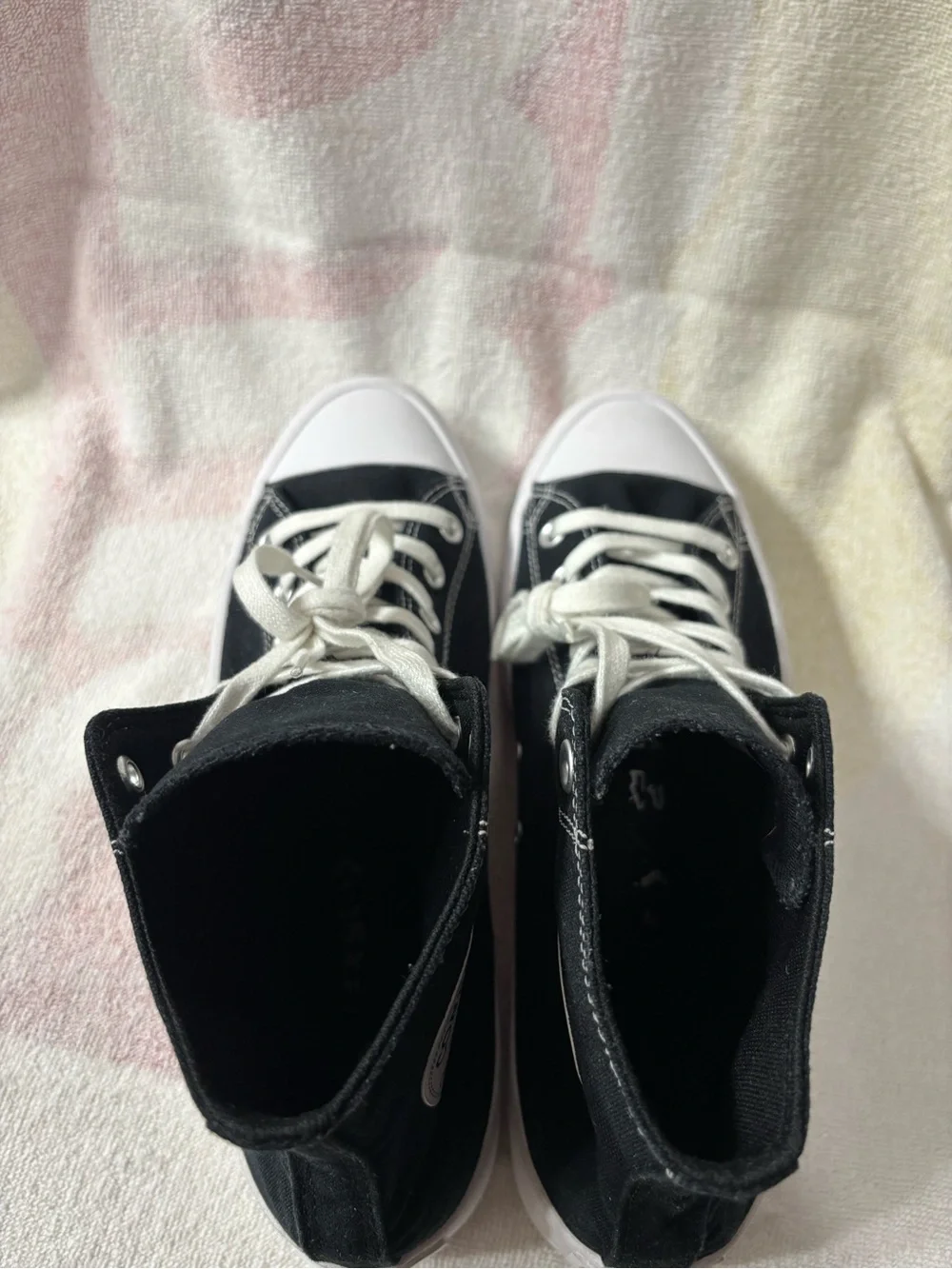 Converse All Star Lugged Black Canvas High Top Shoes Women’s Size 11